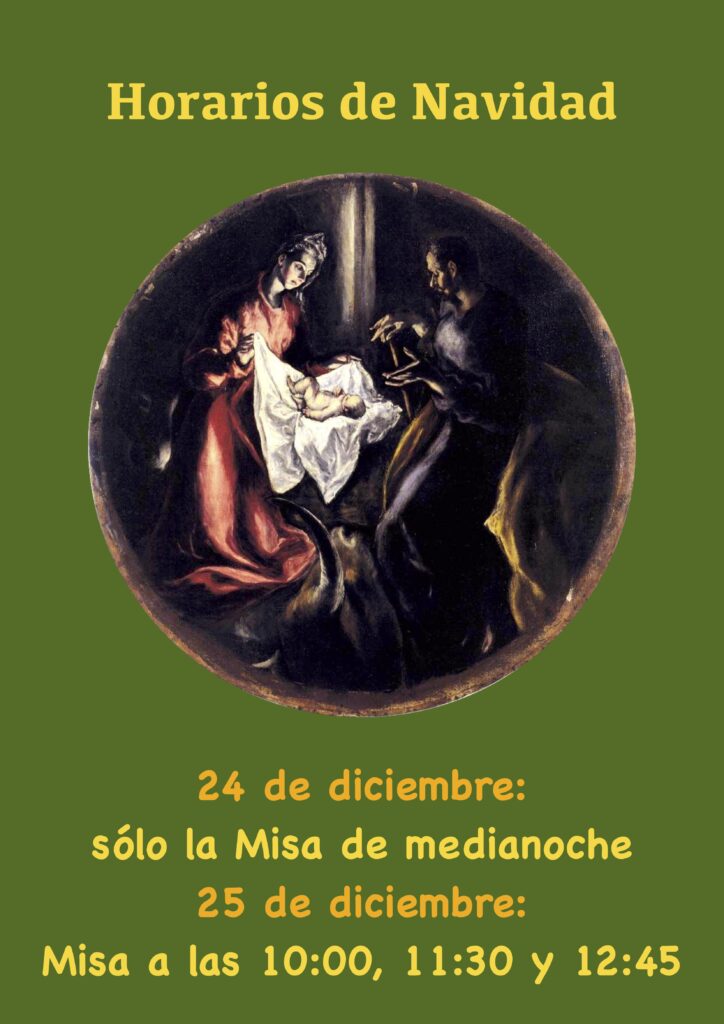 Misas de Navidad 2025
