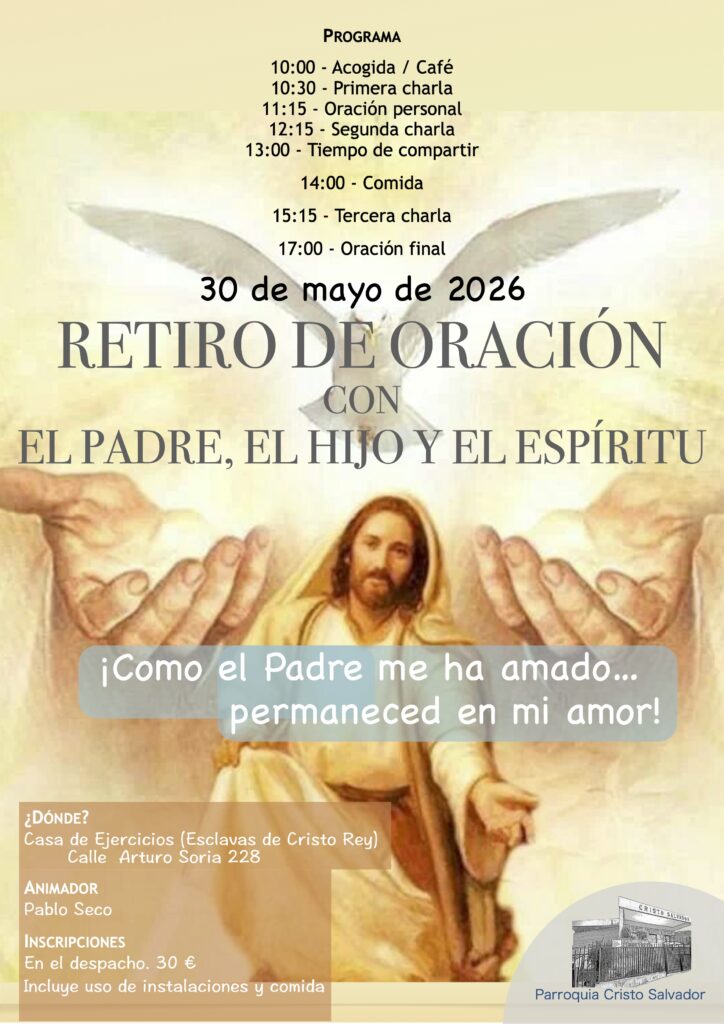 Retiro de Oración (30 de mayo de 2026)